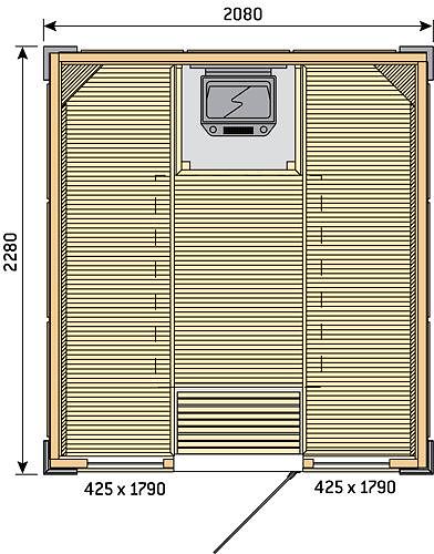 Bio-sauna set-up mod. Rubic ()
