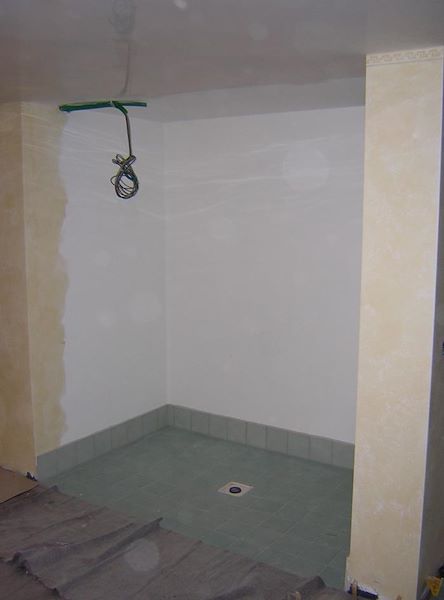 Special bio- sauna Variant set-up in a niche in a private home
