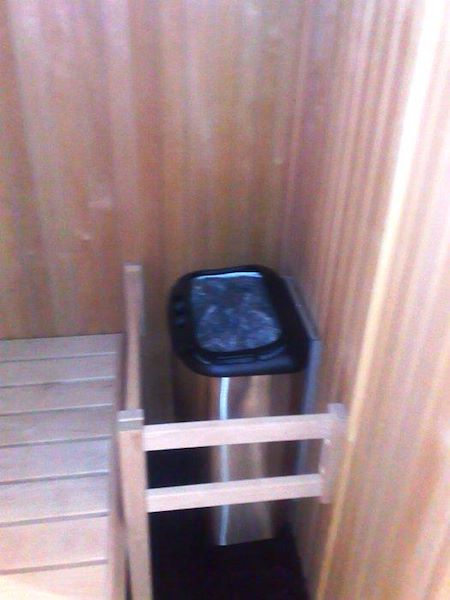 Installazione di sauna mod. Variant in ufficio direzionale presso un'azienda
