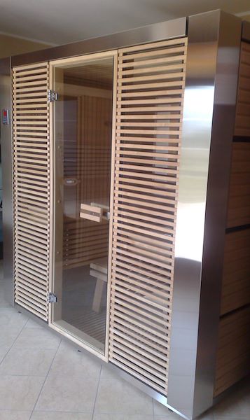 Installazione bio-sauna mod. Rubic