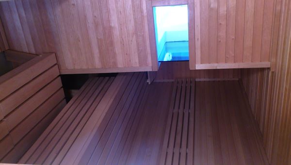 Sauna interior