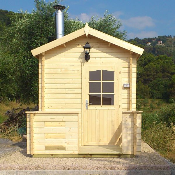 Set-up outdoor sauna mod. Kuikka