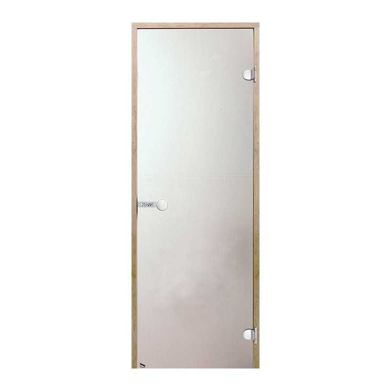 Porta in vetro 8*19 satinato/ontano