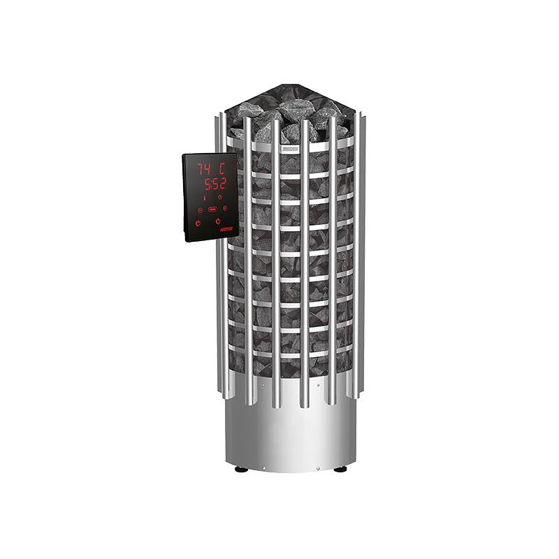 Stufa elettrica per sauna Glow Corner TRC70XE 6,8 kW Acciaio