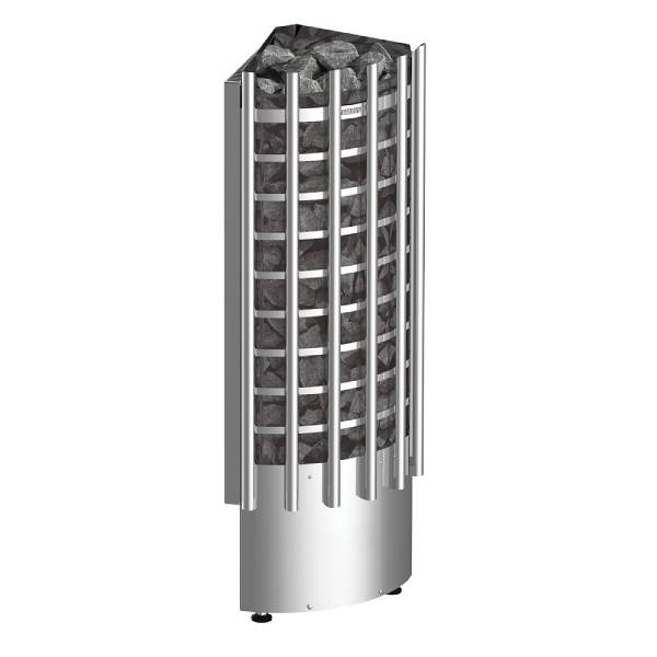 Stufa elettrica per sauna Glow Corner TRC70E 6,8 kW in acciaio
