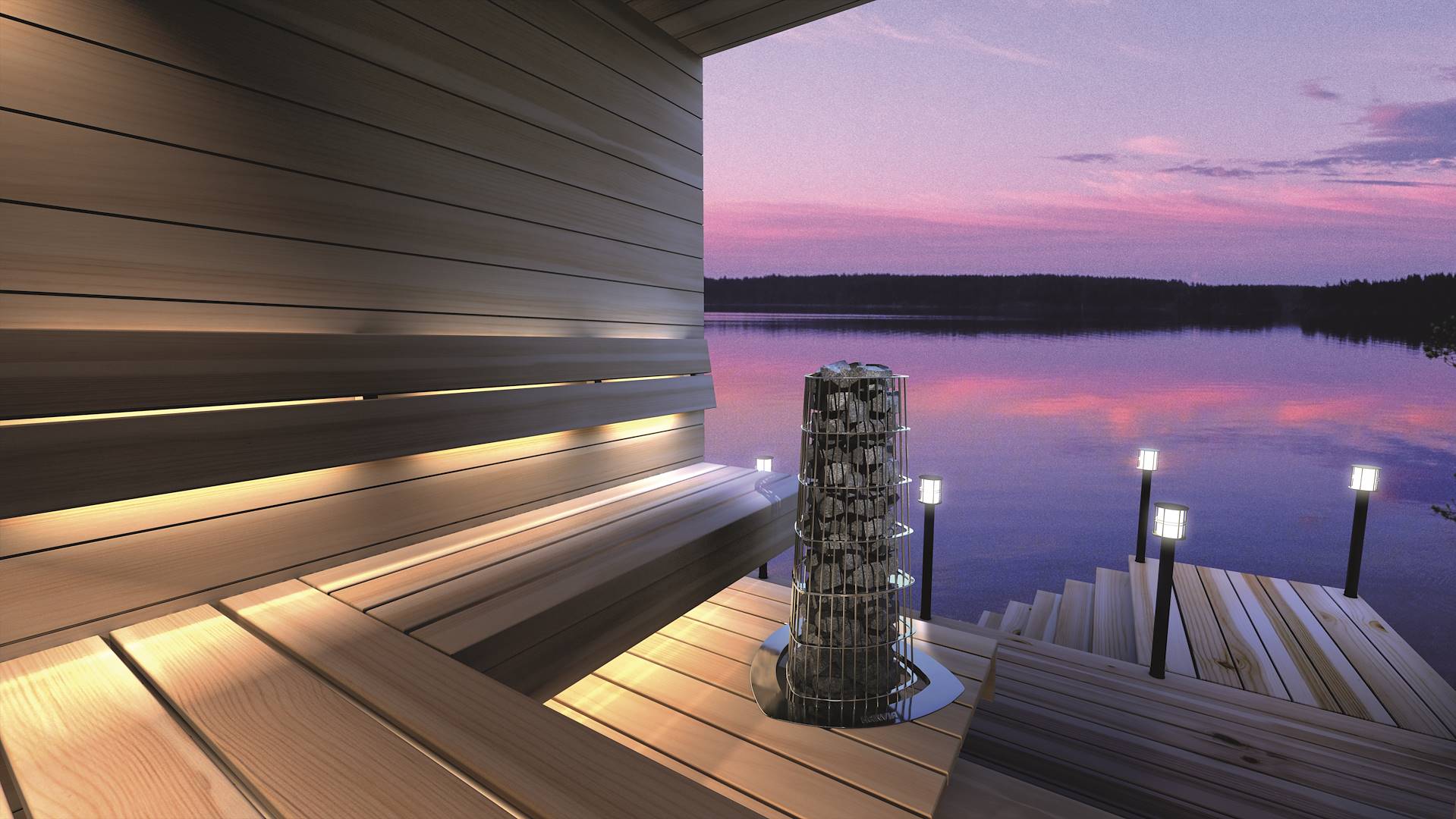 Tailor-made sauna . . .