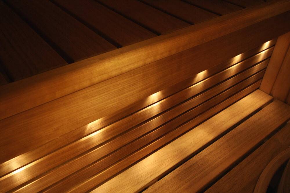 Lights and sauna atmospheres