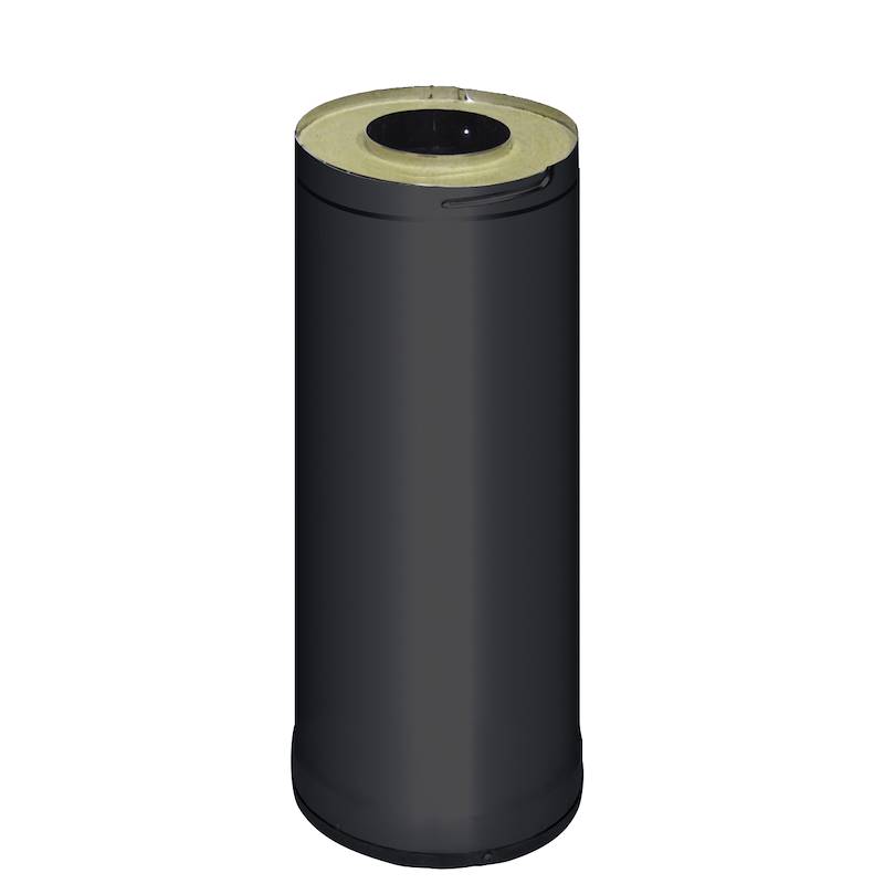 HARVIA BLACK STEEL CHIMNEY EXTENSION 1000 MM