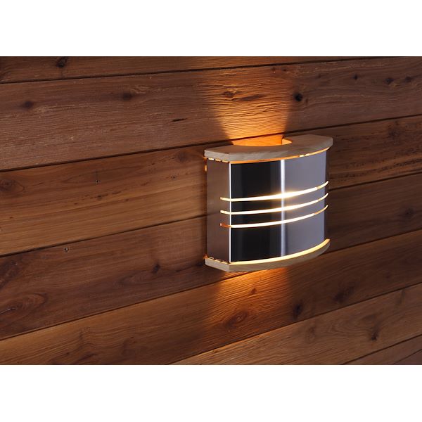 Illuminazione sauna deluxe a parete