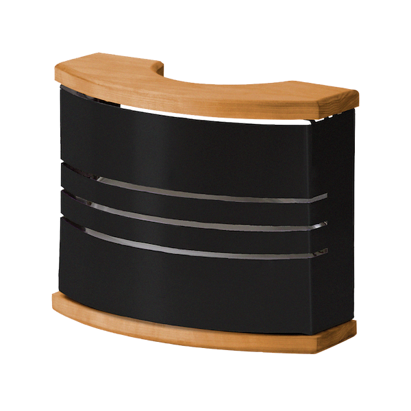 Illuminazione sauna deluxe a parete nera