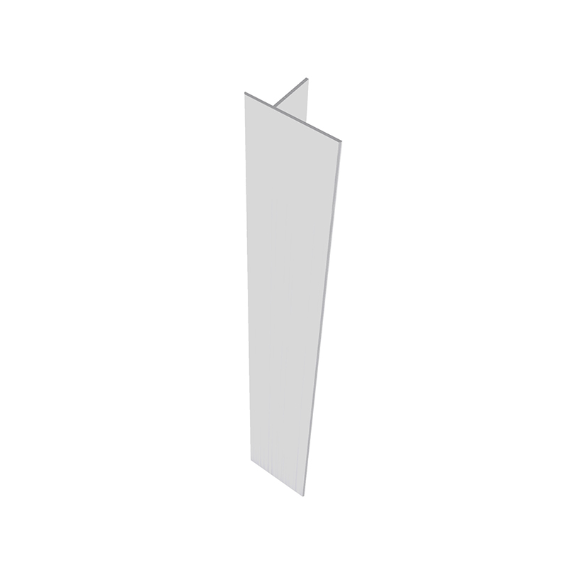 Alumin. trim set for 700 mm glass door