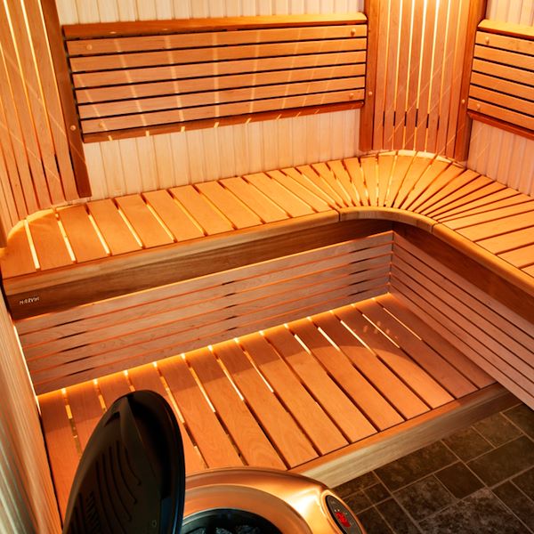 Alder Variant Sauna Square Rectangle Llateral Benches