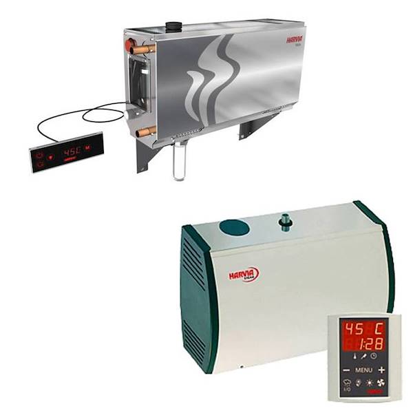 Complete kit steam bath