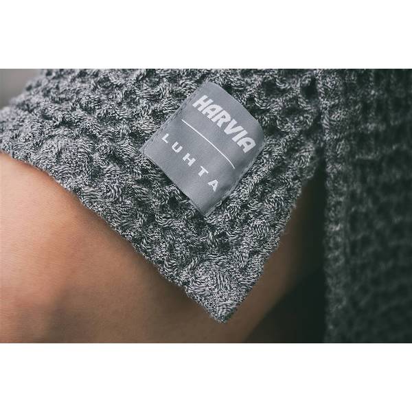 Coppia telo seduta sauna