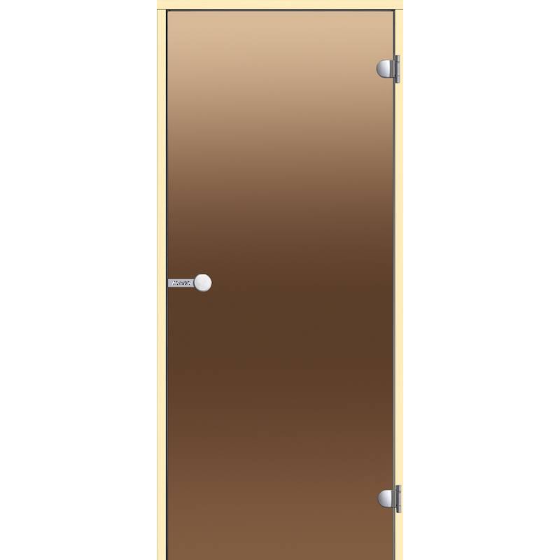 Glass door 7*19 bronze/aspen