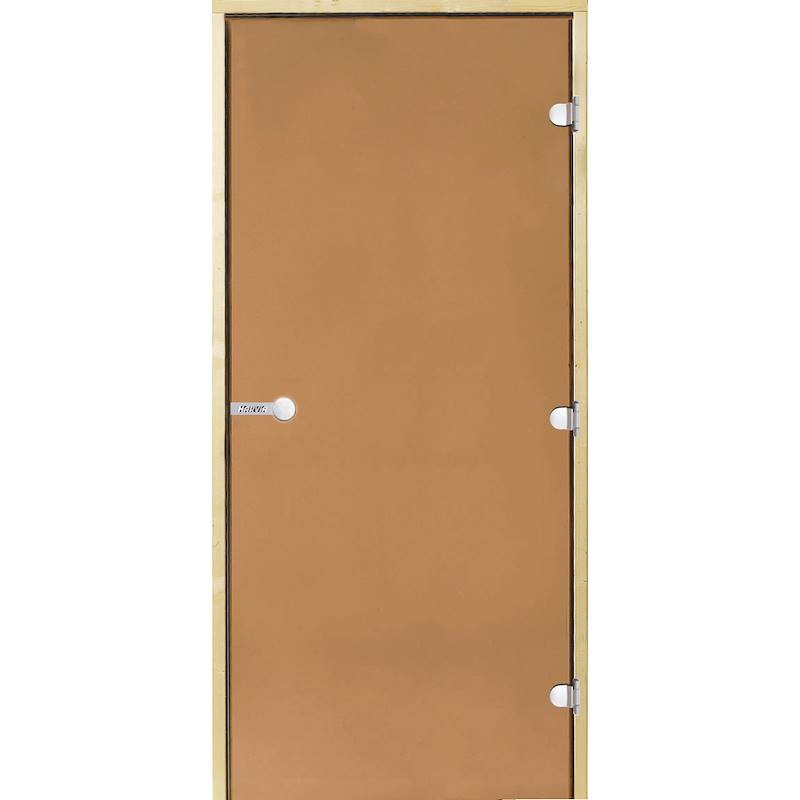 Glass door 8*21 bronze/pine