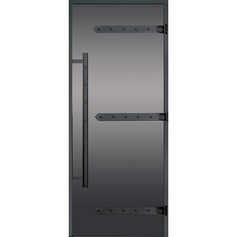 Glass door Legend 9*21 grey/black