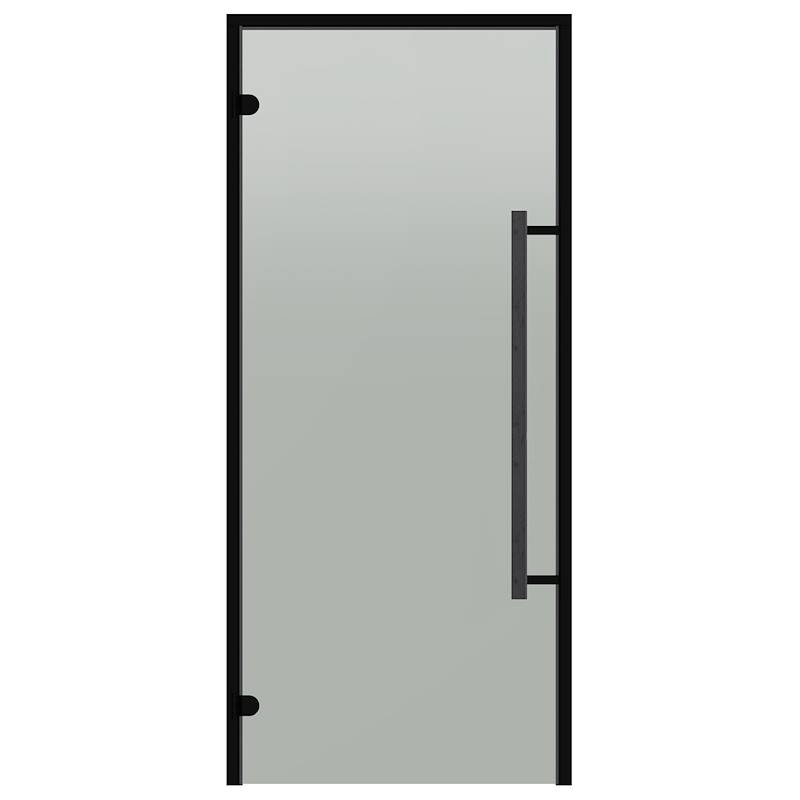 Glass door/aluminium frame 8*19 satin
