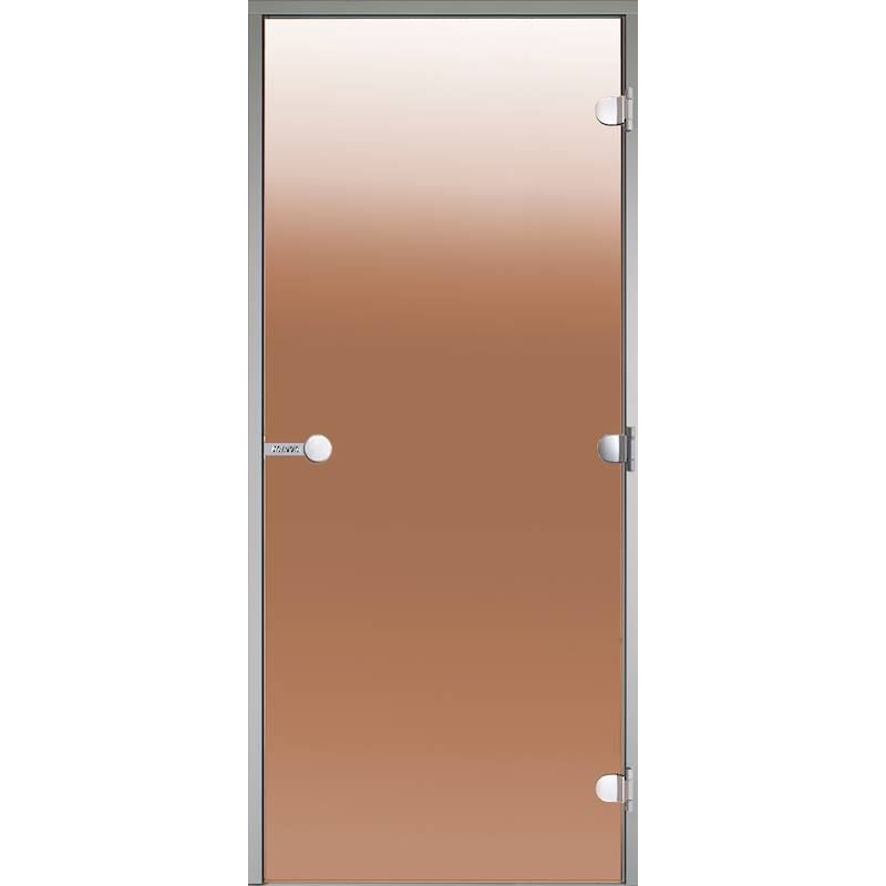 Glass door/Aluminium frame 8*21 bronze