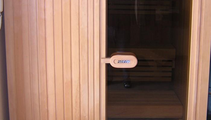 Set-up of medium-small Variant sauna in a private home