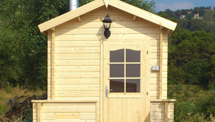 Set-up outdoor sauna mod. Kuikka