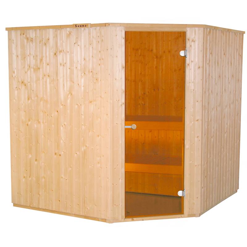 Pine Variant Sauna Square - universal corner