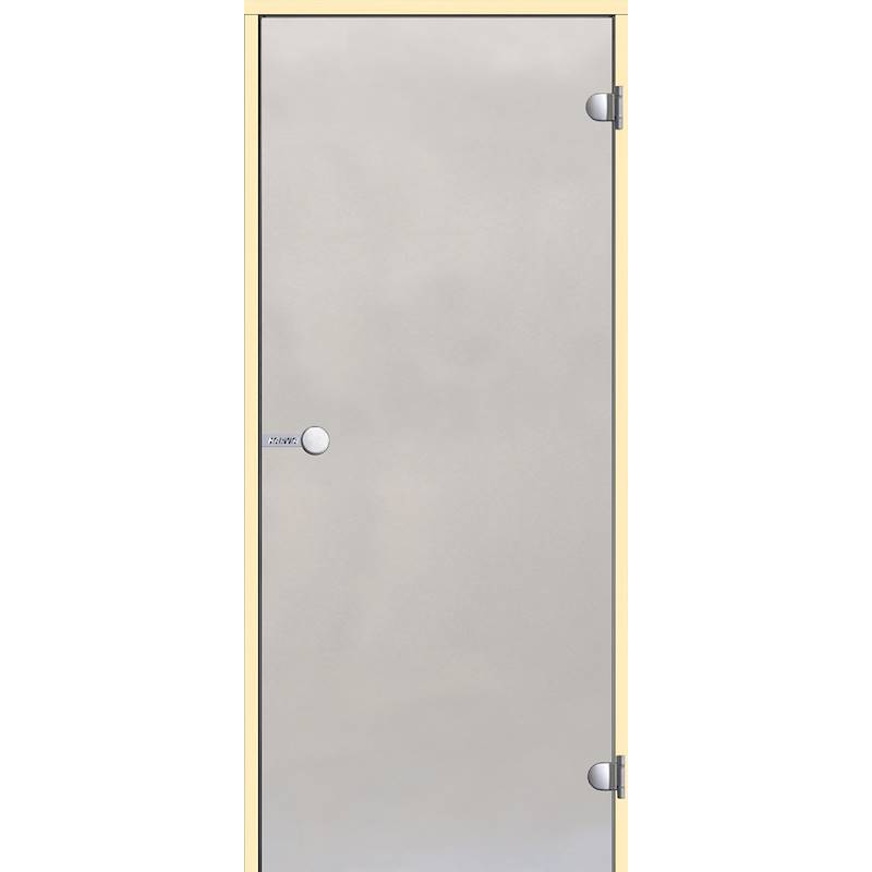 Porta in vetro 8*19 satinato/aspen