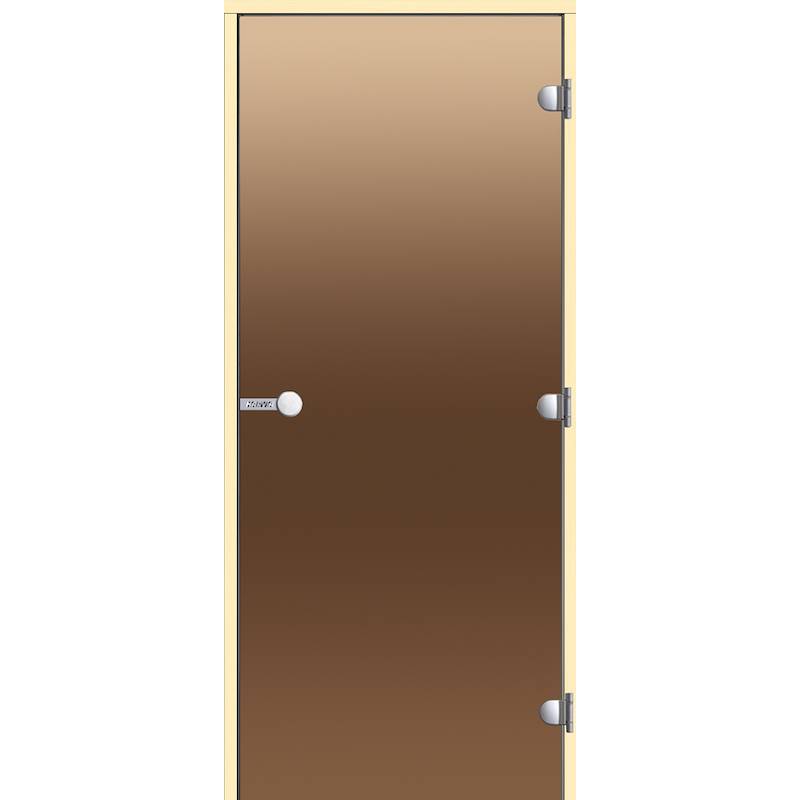 Porta in vetro 8*21 bronzo/aspen