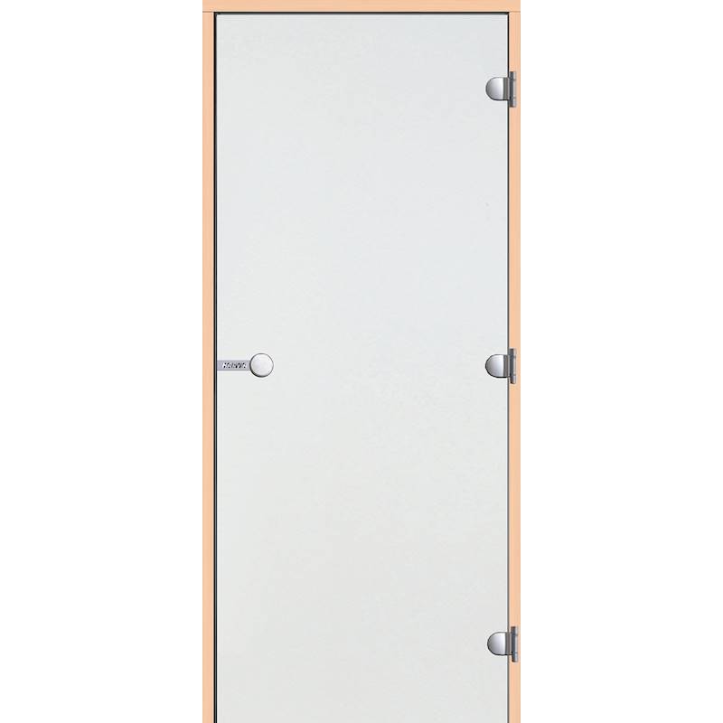 Porta in vetro 9*21 trasparente/ontano