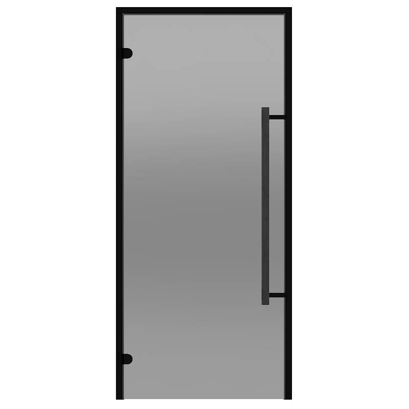 Porta in vetro/telaio in alluminio 9*21 grigio