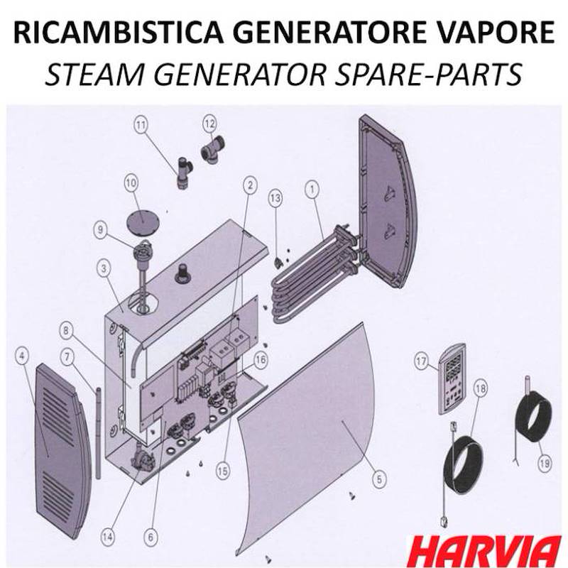 Ricambi generatore vapore