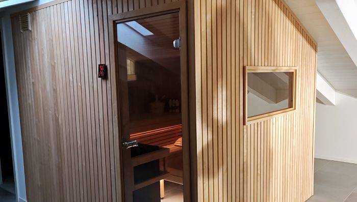 Sauna su misura in soppalco mansardato a Martellago, Realizzazioni: le nostre migliori success stories di installazione saune ed accessori