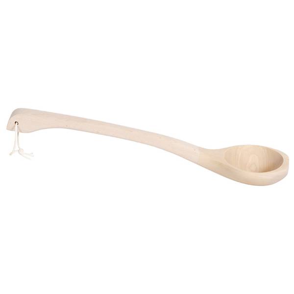 Secchio legno 4 L. e mestolo legno 36 cm.